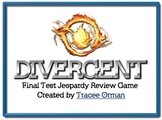 Divergent Novel Final Review Game PowerPoint