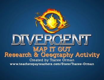 Preview of Divergent Novel Research & Mapping Activity