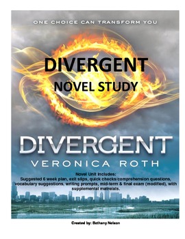 Preview of Divergent Novel Study