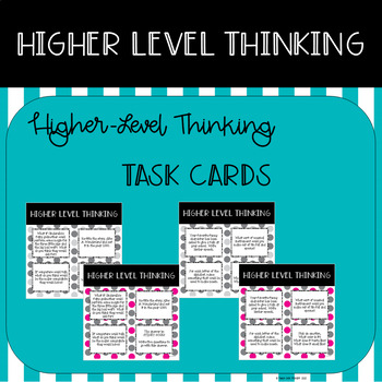 Preview of Divergent Thinking Skills Task Card Bundle