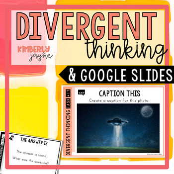 Preview of Divergent Thinking Tasks | Extension Activities for Gifted & Talented Students 1