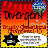 Divergent by Veronica Roth 99 Study Questions Chapters 1-10