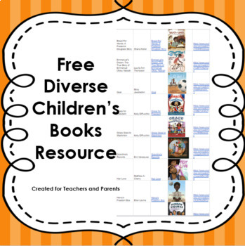 Preview of Diverse Children's Books Spreadsheet