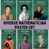 Diverse Mathematician Poster Set