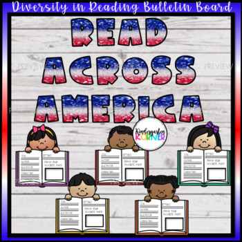 Preview of Read Across America Week Bulletin Board Diverse Readers | Kindergarten, 1st