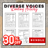 Diverse Voices Poets - Reading Activity Pack Bundle | Nati