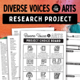 Diverse Voices in the Arts: Research Project for Art, Music, Theatre Class