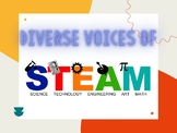 Diverse Voices of STEAM: Inspirational Posters/Classroom Decor