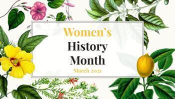 Preview of Diverse Women's History FULL Month Biography Presentation - BLM, LGBTQ+