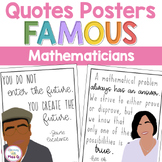 Diverse and Famous Mathematicians Bulletin Board Posters |