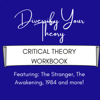 Preview of Diversify Your Theory: Critical Theory Workbook for High Schoolers
