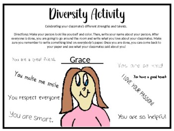 Preview of Diversity Activity Worksheet