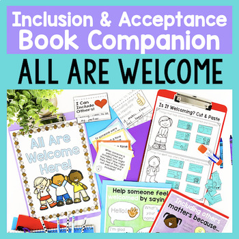 Preview of Diversity And Inclusion Read Aloud Activities For The Book All Are Welcome