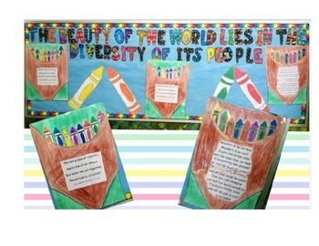Preview of Diversity Bulletin Board - We are all unique