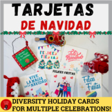 Diversity Holiday Cards for Spanish Class | Inclusivity 