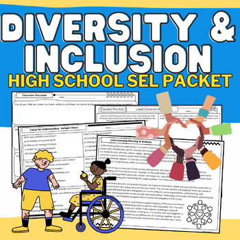 Preview of Diversity & Inclusion: High School SEL & Life Skills Activities & Worksheets