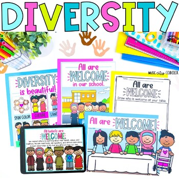 Preview of Diversity Lesson, Tolerance, Accepting Differences, Counseling & SEL
