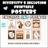 Diversity Posters in French and English | Inclusion Classr