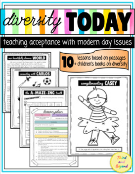 Preview of Diversity Today l Teaching Acceptance with Modern Day Issues l 10 Lessons