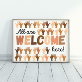 Diversity Wall Posters | Be Kind Poster | Welcome Sign | B