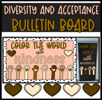 Preview of Black History Month MLK Bulletin Board- Kindness, Diversity, January, February