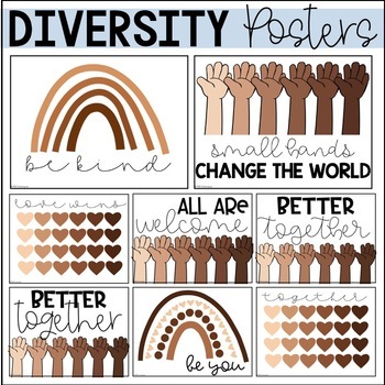 Preview of Diversity and Inclusion Classroom Posters