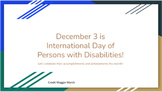 Diversity and Inclusion: December Celebrates People with D