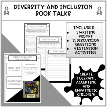 Preview of Diversity and Inclusion | Smoky Night Book Talk for Distance Learning