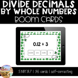 Divide Decimals by Whole Numbers - Boom Cards | Distance Learning