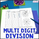 Divide Multi-Digit Numbers, Division Activity, Divisibility Rules DIFFERENTIATED