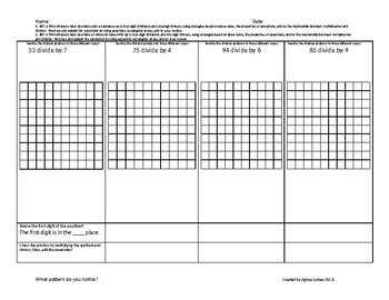 Preview of Divide Two-digit Dividend by One-digit Divisor, 53 divide by 7