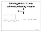 Divide Whole Numbers by Unit Fractions