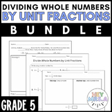 Divide Whole Numbers by Unit Fractions BUNDLE | 5th Grade
