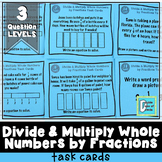 Divide and Multiply Whole Numbers by Fractions Word Proble