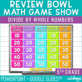 Divide by Whole Numbers Game Show | 5th Grade Math Divisio