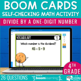 Divide by a One-Digit Number Boom Cards | 4th Grade Math D