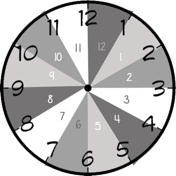 Divided Hour Clock by Jaci Schreiber | TPT
