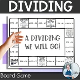 Dividing 4 Digits Board Game TEKS 5.3c Math Workshop Station