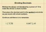 Dividing Decimals