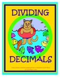 Dividing Decimals 5th Grade Common Core File Folder Center