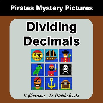 Dividing Decimals - Color-By-Number Math Mystery Pictures