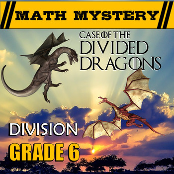 Preview of Dividing Decimals & Dividing Fractions Division Math Mystery Game - 6th Grade