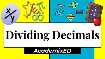 Preview of Dividing Decimals Instructional Slides - Guided Notes (with Answer Key)