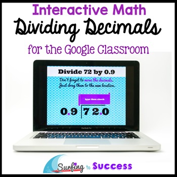 Preview of Dividing Decimals: Interactive Math for the Google Classroom