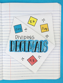 Doodle - Dividing Decimals Interactive Notebook Foldable