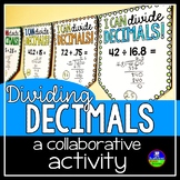 Dividing Decimals Math Pennant Activity