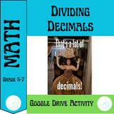 Dividing Decimals Meme Reveal (divisors to tenths and hundredths)