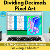 Dividing Decimals Pixel Art