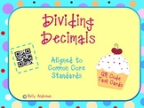 Dividing Decimals QR Code Task Cards