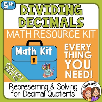 Preview of Dividing Decimals Representations and Division Algorithms Math Kit